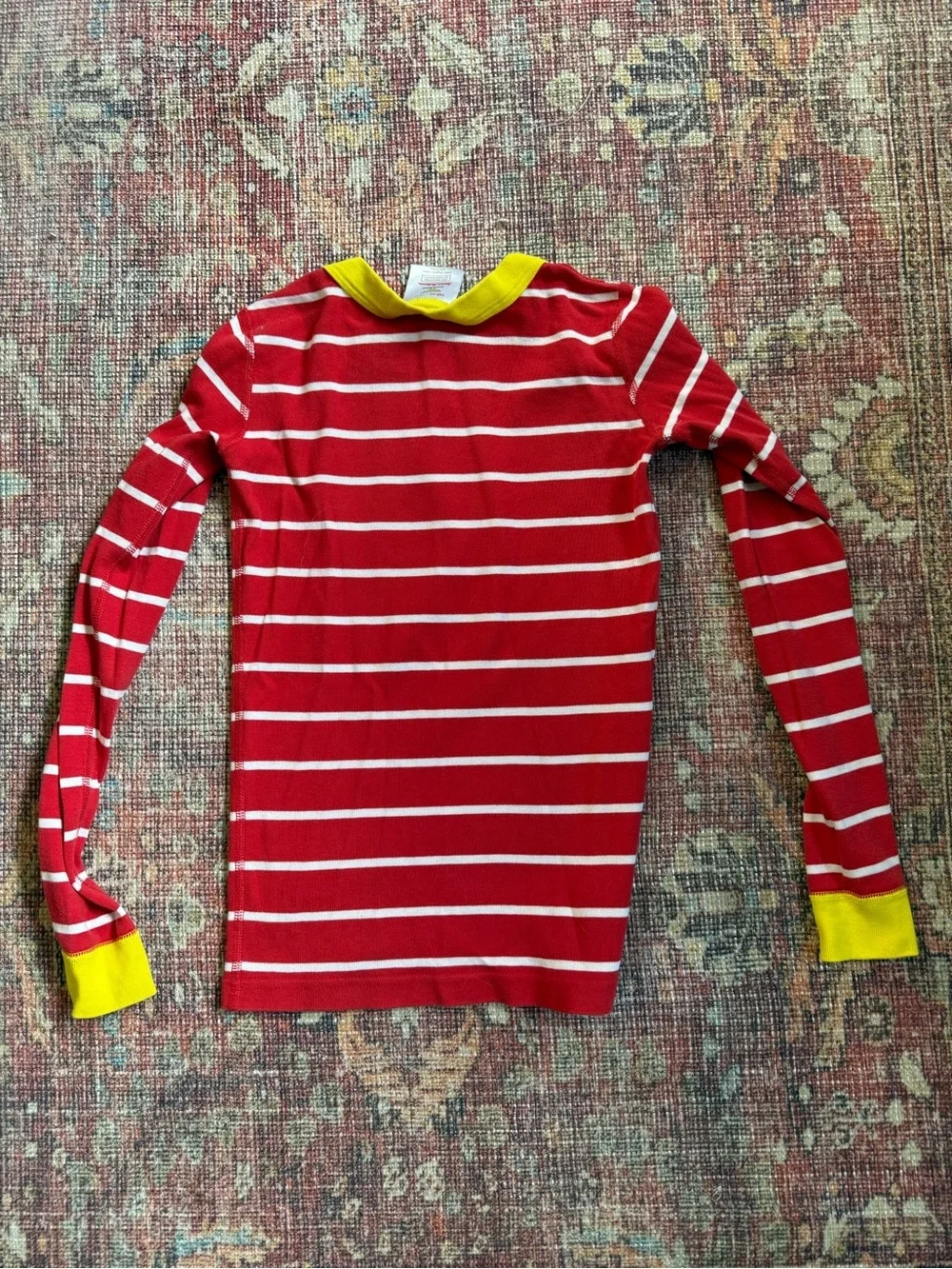 Hanna Andersson size 10 Wonder Woman Red & Blue Kids Pajama Set Organic Cotton